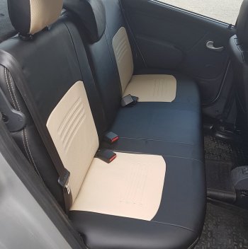 6 799 р. Чехлы для сидений Lord Autofashion Турин (экокожа) Mazda 3/Axela BM дорестайлинг седан (2013-2016) (Чёрный, вставка бежевая)  с доставкой в г. Белгород. Увеличить фотографию 2