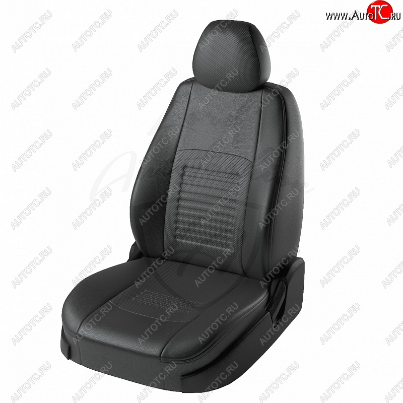 6 799 р. Чехлы для сидений Lord Autofashion Турин (экокожа) Mazda 3/Axela BM дорестайлинг седан (2013-2016) (Чёрный, вставка чёрная)  с доставкой в г. Белгород