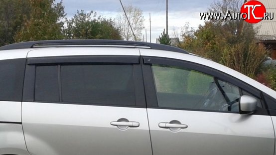 999 р. Комплект дефлекторов окон (ветровиков) 4 шт. Russtal Mazda 5 (2005-2010)  с доставкой в г. Белгород