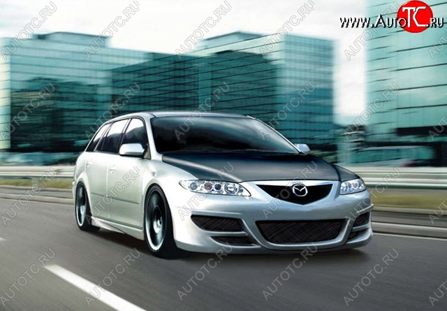 28 999 р. Передний бампер МК1 Mazda 6 GG седан дорестайлинг (2002-2005)  с доставкой в г. Белгород