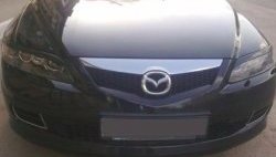 1 649 р. Реснички на фары CT Mazda 6 GG седан дорестайлинг (2002-2005) (Неокрашенные)  с доставкой в г. Белгород. Увеличить фотографию 2