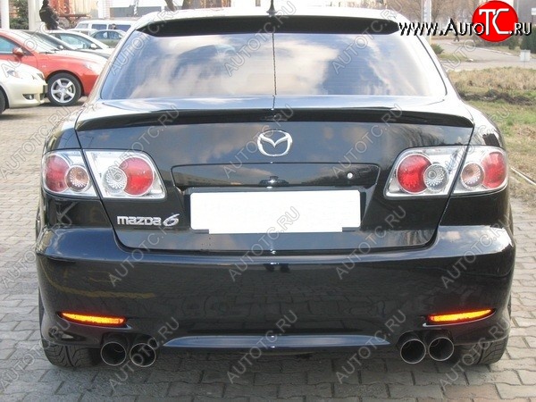 4 149 р. Лип спойлер ATH Mazda 6 GG седан дорестайлинг (2002-2005) (Неокрашенный)  с доставкой в г. Белгород