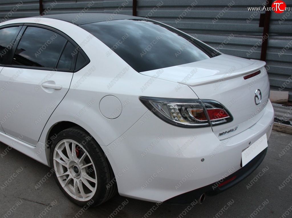 3 849 р. Лип спойлер AUTOEXE Mazda 6 GG седан дорестайлинг (2002-2005) (Неокрашенный)  с доставкой в г. Белгород