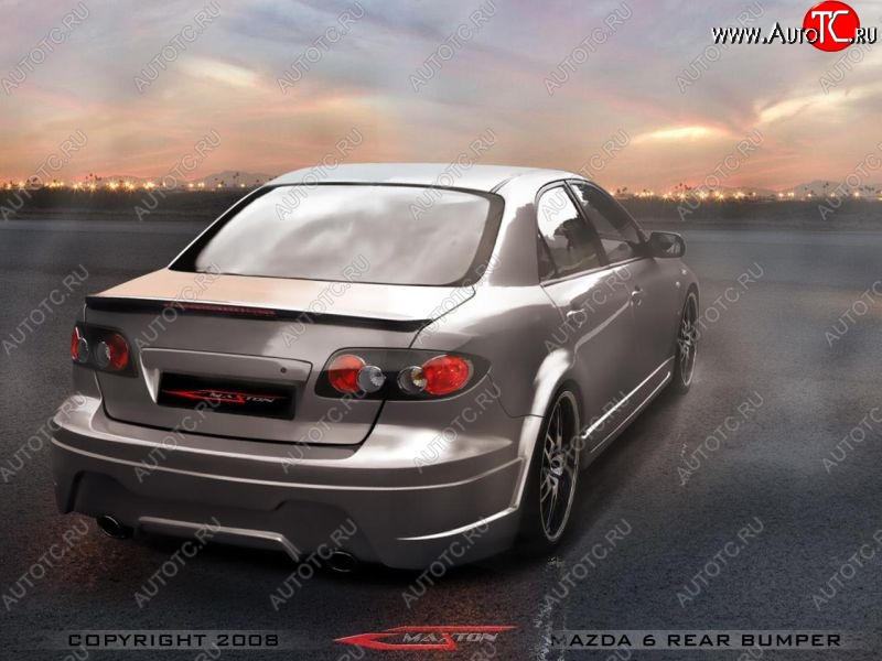 36 399 р. Задний бампер Maxton Mazda 6 GG седан дорестайлинг (2002-2005)  с доставкой в г. Белгород