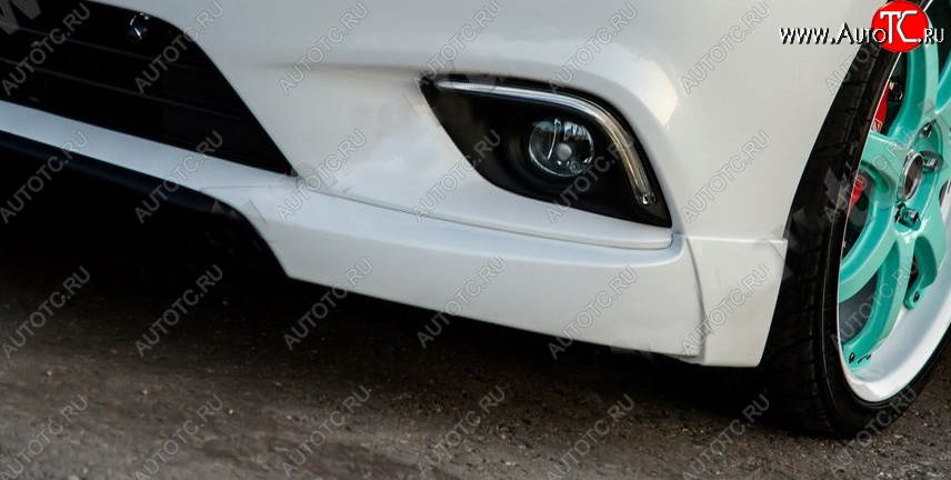 6 899 р. Клыки на передний бампер Sport Mazda 6 GJ дорестайлинг седан (2012-2015) (Неокрашенная)  с доставкой в г. Белгород