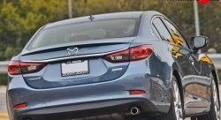 2 899 р. Лип спойлер M-VRS Mazda 6 GJ дорестайлинг седан (2012-2015) (Неокрашенный)  с доставкой в г. Белгород. Увеличить фотографию 3