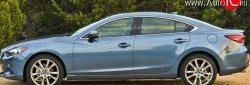 2 899 р. Лип спойлер M-VRS Mazda 6 GJ дорестайлинг седан (2012-2015) (Неокрашенный)  с доставкой в г. Белгород. Увеличить фотографию 4