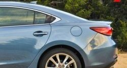 2 899 р. Лип спойлер M-VRS Mazda 6 GJ дорестайлинг седан (2012-2015) (Неокрашенный)  с доставкой в г. Белгород. Увеличить фотографию 5