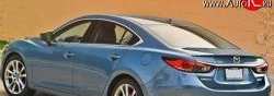 2 899 р. Лип спойлер M-VRS Mazda 6 GJ дорестайлинг седан (2012-2015) (Неокрашенный)  с доставкой в г. Белгород. Увеличить фотографию 2