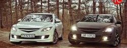 5 149 р. Решётка радиатора Sport Mazda 6 GH дорестайлинг седан (2007-2010) (Неокрашенная)  с доставкой в г. Белгород. Увеличить фотографию 2