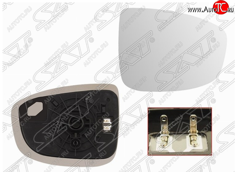 679 р. Правое полотно зеркала SAT (с обогревом) Mazda CX-5 KE дорестайлинг (2011-2014)  с доставкой в г. Белгород