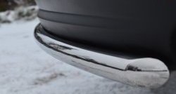 11 549 р. Одинарная защита заднего бампера из трубы диаметром 42 мм SLITKOFF  Mazda CX-5  KE (2011-2017) дорестайлинг, рестайлинг  с доставкой в г. Белгород. Увеличить фотографию 3