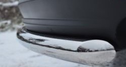 12 949 р. Одинарная защита заднего бампера из трубы диаметром 63 мм SLITKOFF  Mazda CX-5  KE (2011-2017) дорестайлинг, рестайлинг  с доставкой в г. Белгород. Увеличить фотографию 4