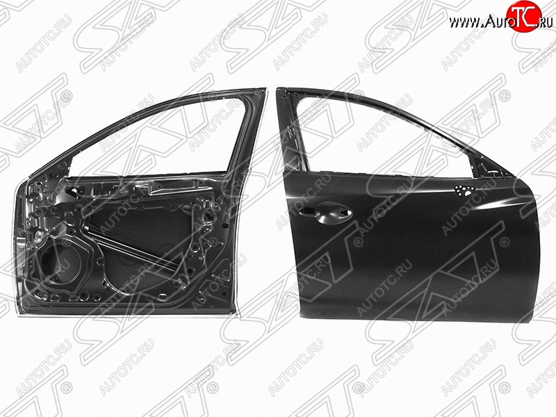 6 499 р. Правая дверь передняя SAT Mazda Atenza правый руль универсал (2012-2016) (Неокрашенная)  с доставкой в г. Белгород