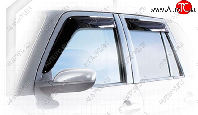 2 159 р. Дефлектора окон CA-Plastiс Mazda Verisa DC (2004-2015) (Classic полупрозрачный, Без хром.молдинга)  с доставкой в г. Белгород