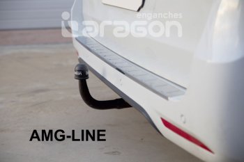 22 699 р. Фаркоп Aragon.(шар V) Mercedes-Benz Vito W447 дорестайлинг (2015-2020)  с доставкой в г. Белгород. Увеличить фотографию 3