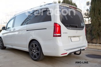 22 699 р. Фаркоп Aragon.(шар V) Mercedes-Benz Vito W447 дорестайлинг (2015-2020)  с доставкой в г. Белгород. Увеличить фотографию 7