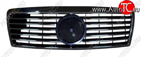 3 899 р. Решётка радиатора SAT (под эмблему) Mercedes-Benz E-Class W210 дорестайлинг универсал (1996-1999) (Неокрашенная)  с доставкой в г. Белгород