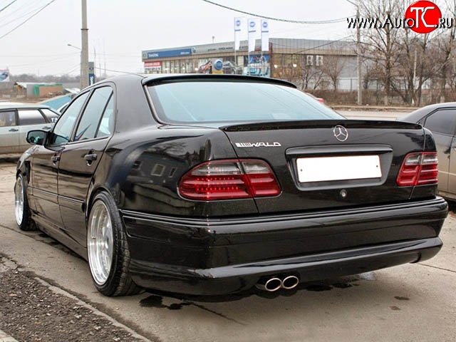 8 399 р. Задний бампер (дорестайлинг) Wald Mercedes-Benz E-Class W210 дорестайлинг седан (1996-1999)  с доставкой в г. Белгород