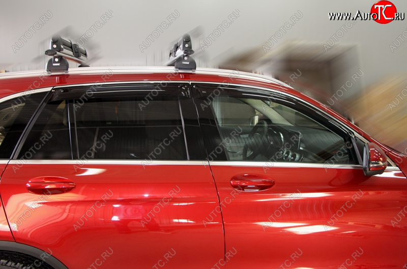 4 499 р. Дефлектора окон SIM Mercedes-Benz GLC class X253 (2015-2025)  с доставкой в г. Белгород
