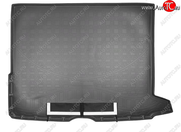 3 689 р. Коврик багажника Norplast Unidec Mercedes-Benz GLC class X253 (2015-2025) (Черный, с погрузочным ковриком (фартуком))  с доставкой в г. Белгород
