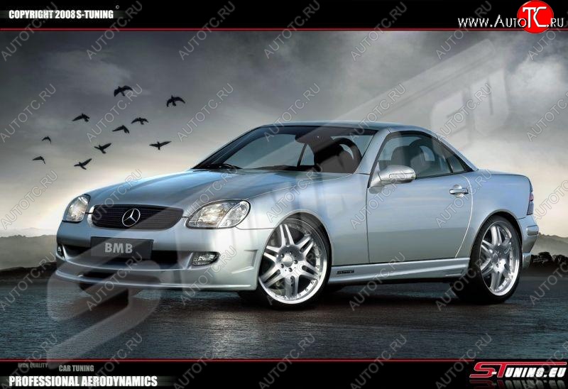 14 199 р. Пороги накладки ВМВ Mercedes-Benz SLK class R170 (1996-2003)  с доставкой в г. Белгород