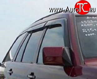 1 059 р. Комплект дефлекторов окон (ветровиков) 4 шт. (универсал) Russtal Mercedes-Benz E-Class S124 универсал рестайлинг (1993-1996)  с доставкой в г. Белгород