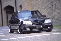 10 599 р. Передний бампер WALD Mercedes-Benz E-Class S124 универсал рестайлинг (1993-1996) (Неокрашенный)  с доставкой в г. Белгород. Увеличить фотографию 3