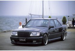 10 599 р. Передний бампер WALD Mercedes-Benz E-Class S124 универсал рестайлинг (1993-1996) (Неокрашенный)  с доставкой в г. Белгород. Увеличить фотографию 4
