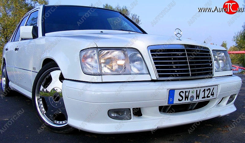 10 599 р. Передний бампер WALD Mercedes-Benz E-Class S124 универсал рестайлинг (1993-1996) (Неокрашенный)  с доставкой в г. Белгород