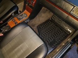 1 689 р. Коврики в салон Aileron 3D Mercedes-Benz E-Class S124 универсал рестайлинг (1993-1996)  с доставкой в г. Белгород. Увеличить фотографию 3