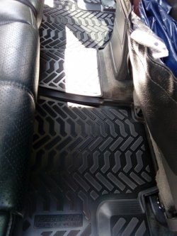 1 839 р. Коврики в салон Aileron 3D Mercedes-Benz ML class W163 дорестайлинг (1997-2001)  с доставкой в г. Белгород. Увеличить фотографию 3