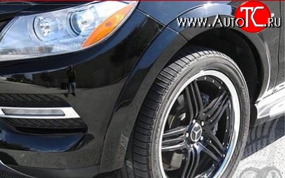 24 549 р. Накладки на колёсные арки AMG Mercedes-Benz ML class W166 (2011-2015) (Неокрашенные)  с доставкой в г. Белгород