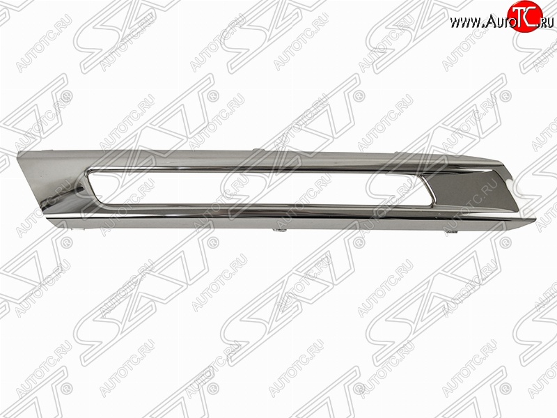 2 999 р. Левая рамка ДХО SAT (хром) Mercedes-Benz ML class W166 (2011-2015)  с доставкой в г. Белгород