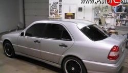 3 399 р. Козырёк на заднее лобовое стекло Rieger Style Mercedes-Benz C-Class W202 дорестайлинг седан (1993-1997) (стеклопластик: жёсткий, Неокрашенный)  с доставкой в г. Белгород. Увеличить фотографию 2