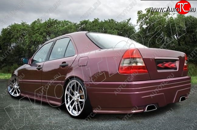 14 199 р. Пороги накладки R1 Mercedes-Benz C-Class W202 дорестайлинг седан (1993-1997)  с доставкой в г. Белгород