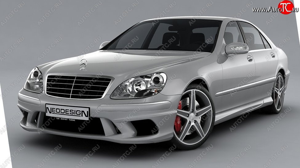 19 999 р. Пороги накладки Neodesign Mercedes-Benz S class W220 (1998-2005)  с доставкой в г. Белгород