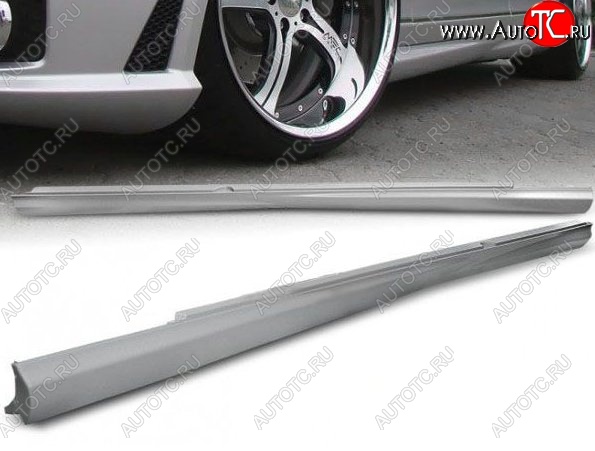 27 349 р. Пороги накладки AMG Style Mercedes-Benz S class 5 W221 седан дорестайлинг (2005-2009) (Неокрашенные)  с доставкой в г. Белгород