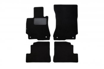 Текстильные коврики салона Klever Standart седан Mercedes-Benz S class  W221 (2006-2013) (Черные)
