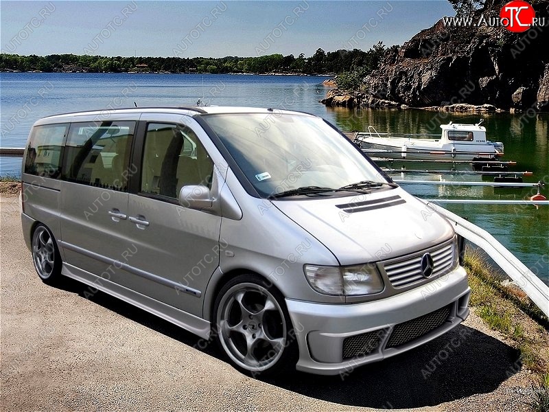 22 899 р. Передний бампер R1 Mercedes-Benz Vito W638 (1996-2003)  с доставкой в г. Белгород