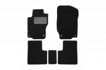Коврики в салон Klever Premium (текстиль) Mercedes-Benz GL class  X164 (2006-2012) дорестайлинг, рестайлинг (Черный)