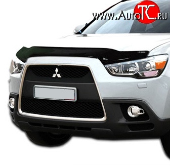 3 069 р. Дефлектор капота NovLine long Mitsubishi ASX 2-ой рестайлинг (2017-2020)  с доставкой в г. Белгород