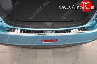 4 749 р. Защитная накладка на задний бампер СТ Mitsubishi ASX 1-ый рестайлинг (2013-2016)  с доставкой в г. Белгород