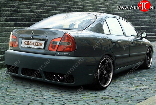 23 969 р. Задний бампер Rieger Mitsubishi Carisma (1996-1999)  с доставкой в г. Белгород