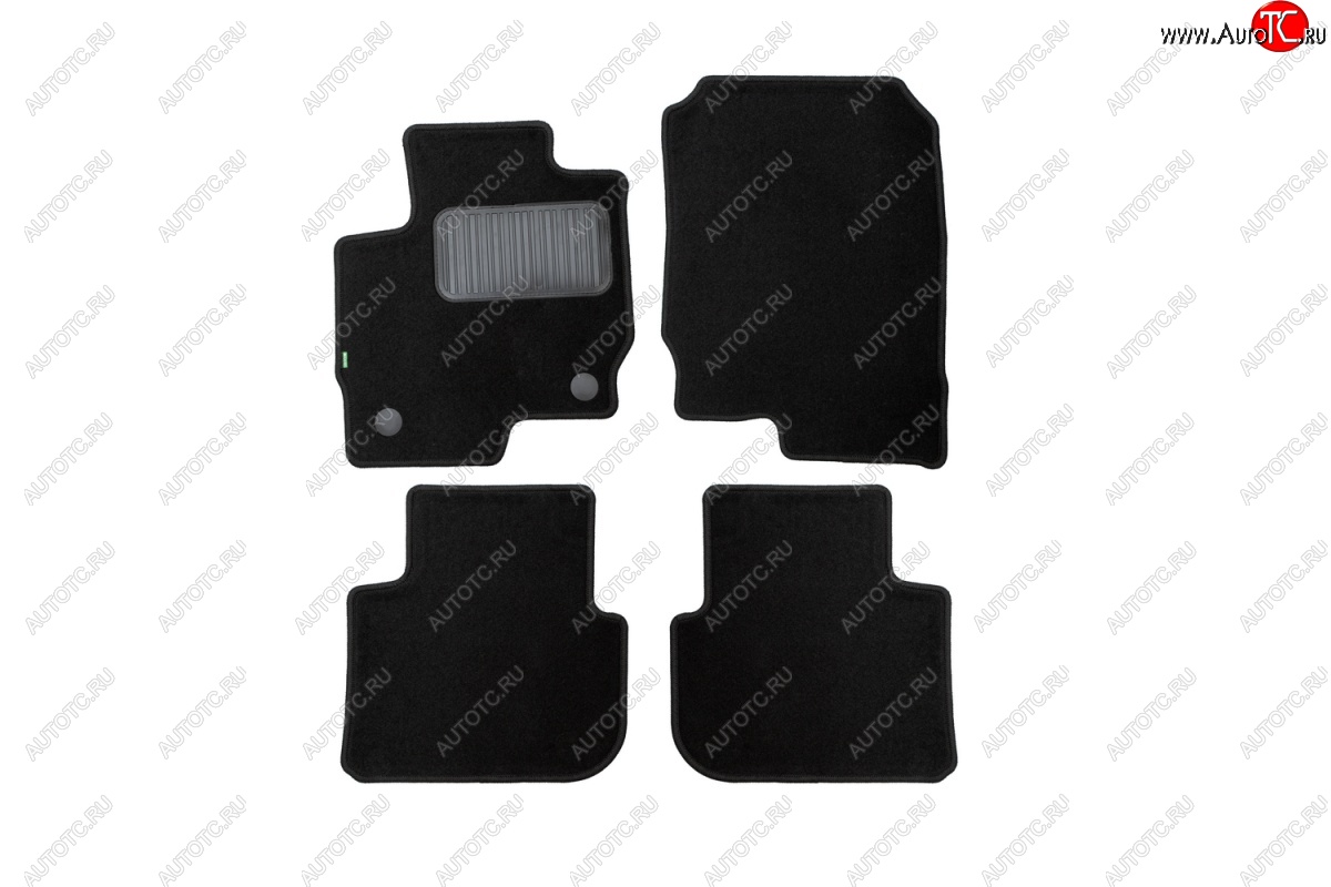 289 р. Коврики в салон Klever Standart (текстиль, 4 шт., подпятник, оверлок)  Mitsubishi Colt ( Z20, Z30 хэтчбэк 3 дв.,  Z30) (2002-2012) дорестайлинг, хэтчбэк 5 дв. дорестайлинг, рестайлинг, хэтчбэк 5 дв. рестайлинг (Черный)  с доставкой в г. Белгород