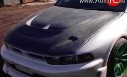 21 499 р. Пластиковый капот EVO Style Mitsubishi Galant 8  дорестайлинг седан (1996-1998) (Неокрашенный)  с доставкой в г. Белгород. Увеличить фотографию 4
