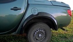 17 119 р. Расширители арок RA (комплект, 90 мм, Standart) Mitsubishi L200 5 KK,KL рестайлинг (2018-2022) (Поверхность шагрень)  с доставкой в г. Белгород. Увеличить фотографию 2