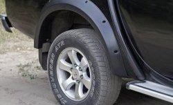 17 119 р. Расширители арок RA (комплект, 90 мм, Standart) Mitsubishi L200 5 KK,KL рестайлинг (2018-2022) (Поверхность шагрень)  с доставкой в г. Белгород. Увеличить фотографию 7