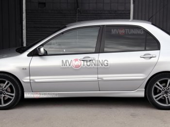 5 279 р. Пороги накладки Sport 2.0 Mitsubishi Lancer 9 CS седан 1-ый рестайлинг (2003-2005) (Неокрашенные)  с доставкой в г. Белгород. Увеличить фотографию 4