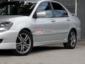5 279 р. Пороги накладки Sport 2.0 Mitsubishi Lancer 9 CS седан 1-ый рестайлинг (2003-2005) (Неокрашенные)  с доставкой в г. Белгород. Увеличить фотографию 5